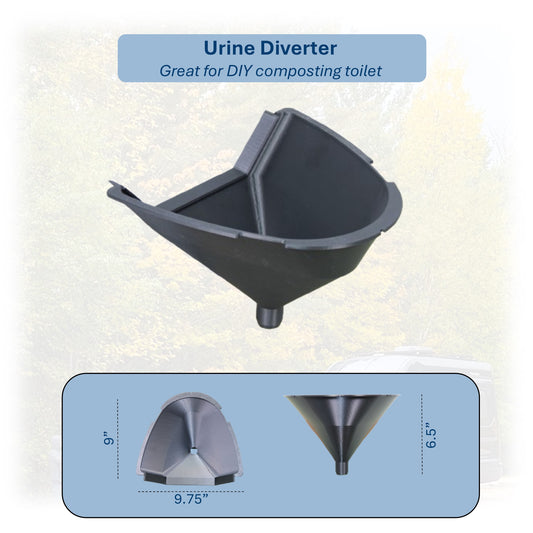 Urine Diverter/Separator For DIY Composting Toilet