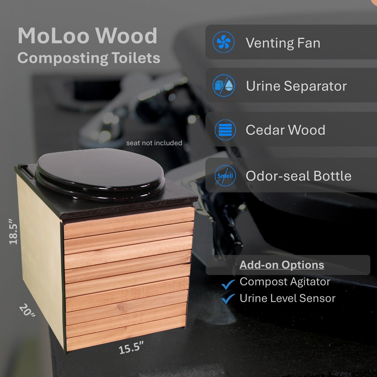 MoLoo Wood Composting Toilets