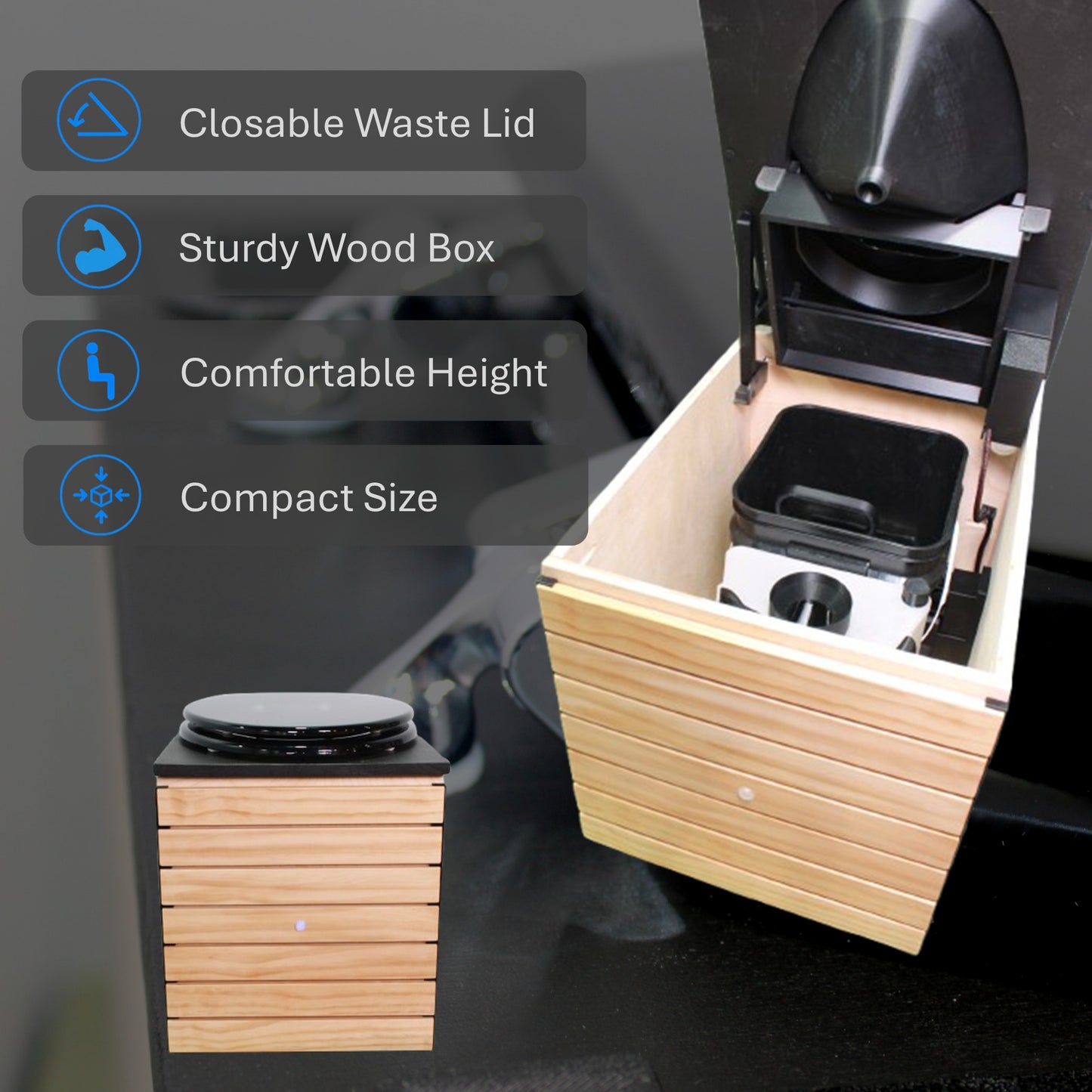 MoLoo Wood Composting Toilets