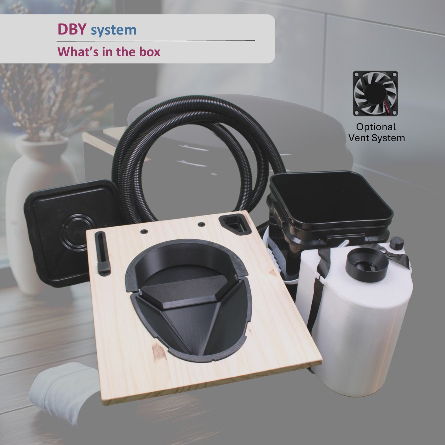 DBY (Design-Box-Yourself) system - Great for DIY Composting Toilet