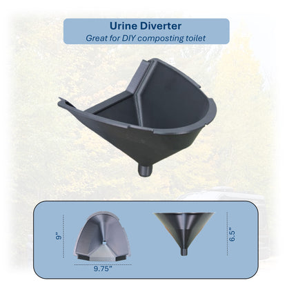 Urine Diverter/Separator For DYI Composting Toilet