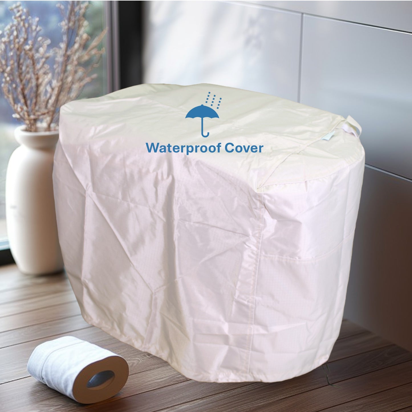 MoLoo I - Composting/DryToilet w/compost agitator, urine sensor, Triple+ odor protections, fan, closable waste lid, self-sealing canister,  urine diverter