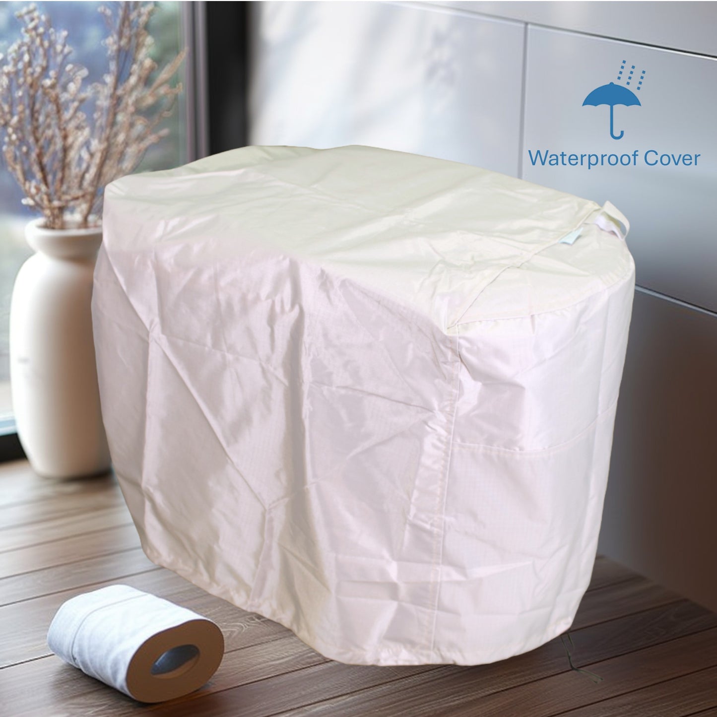 MoLoo I - Composting/DryToilet w/compost agitator, urine sensor, Triple+ odor protections, fan, closable waste lid, self-sealing canister,  urine diverter