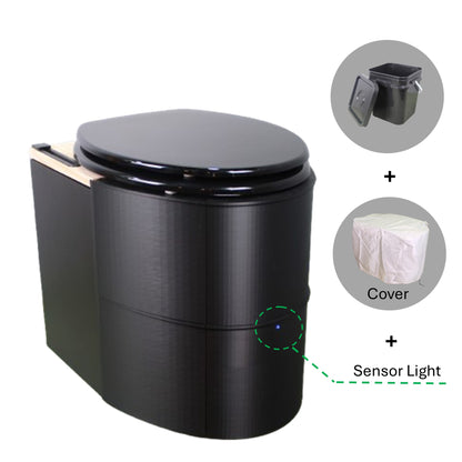 MoLoo Noir Composting Toilet