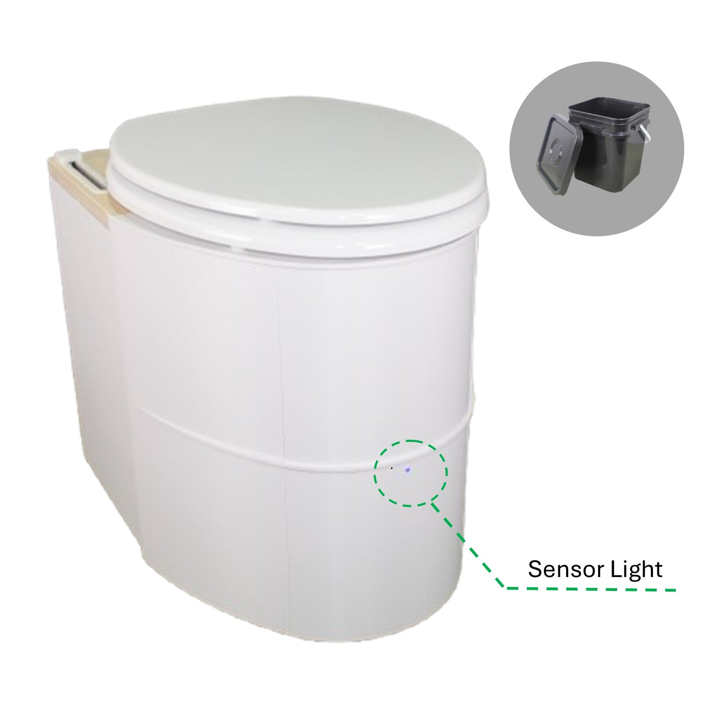 MoLoo Noir Composting Toilet