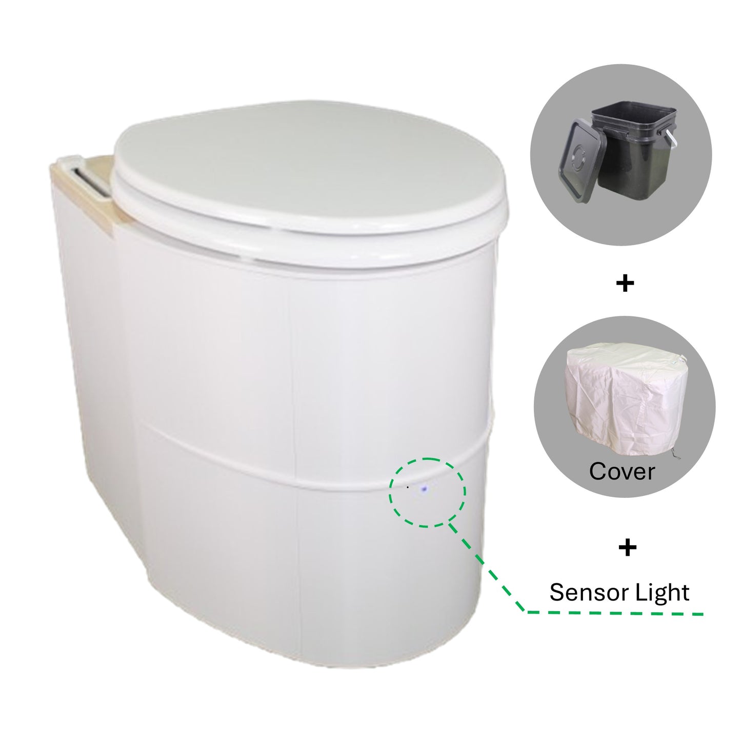 MoLoo Noir Composting Toilet